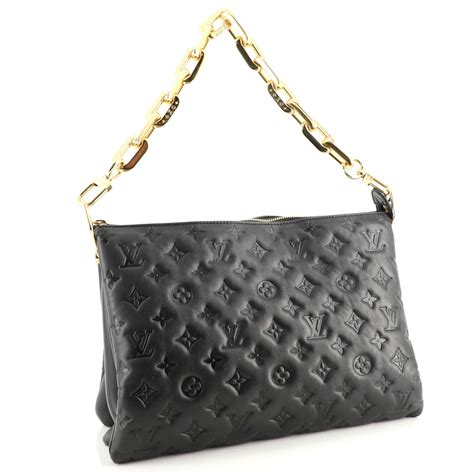 louis vuitton black lambskin